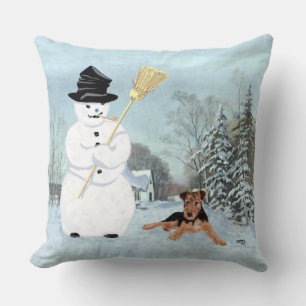 Build a Snowman Cushion