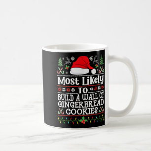 Build A Wall Of Gingerbread Cookies - Christmas Re Coffee Mug