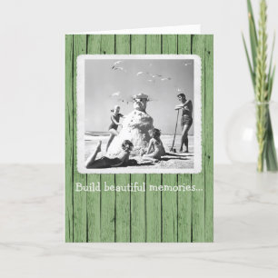 Build Beautiful Memories Christmas Holiday Card