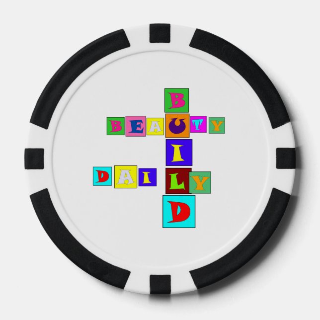 Build Beayty Daily Poker Chips (Front)