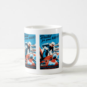 Build For Your Navy Coffee Mug