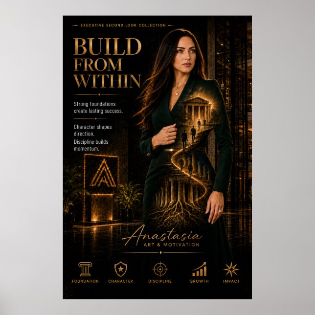 Build From Within – Executive Motivation Poster (Front)