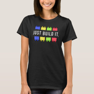 Build It Master Builder Construction Building Bloc T-Shirt