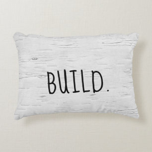 BUILD Text On Birch Tree Accent Pillow