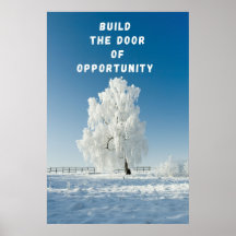"Build The Door" Inspirational Wall Art Poster