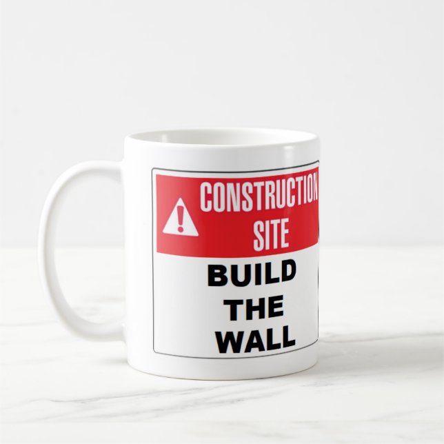 "Build the Wall" Mug (Left)