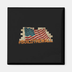 Build The Wall' Pro-trump Melt The Snowflakes1 Magnet