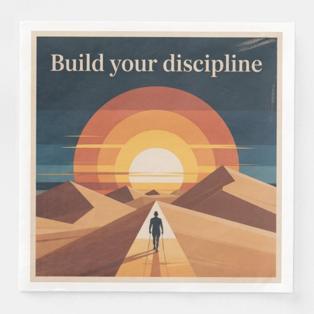 Build Your Discipline Napkin (Front)