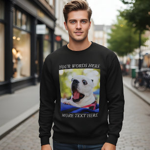 Build Your Own Photo and Text Sweatshirt