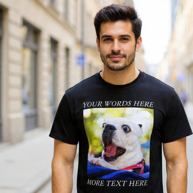 Build Your Own Photo and Text T-Shirt (Creator Uploaded)