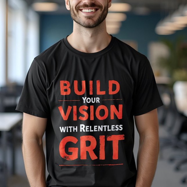 Build Your Vision - Empowering Quote T-Shirt (Creator Uploaded)