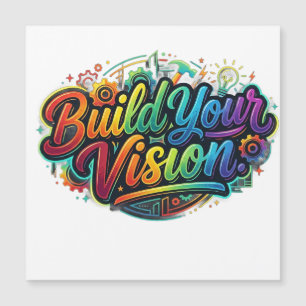 Build Your Vision Inspirational Graphic T-Shirt