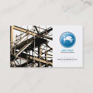 Builder/Construction Business Card (Blue Version)