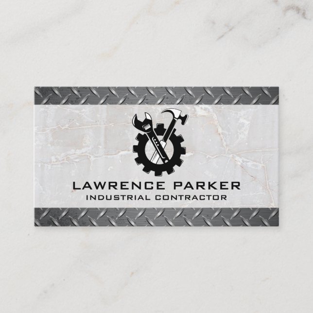 Builder | Construction Repairman Business Card (Front)