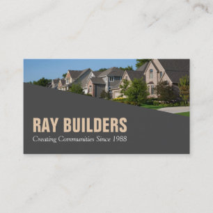 Builder Contractor Construction Business Card