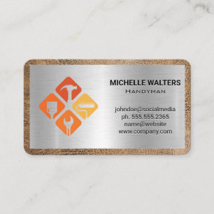 Builder General Contractor Construction Business Card