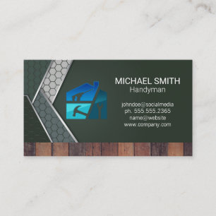 Builder Hand Tools Construction Builder Business Card