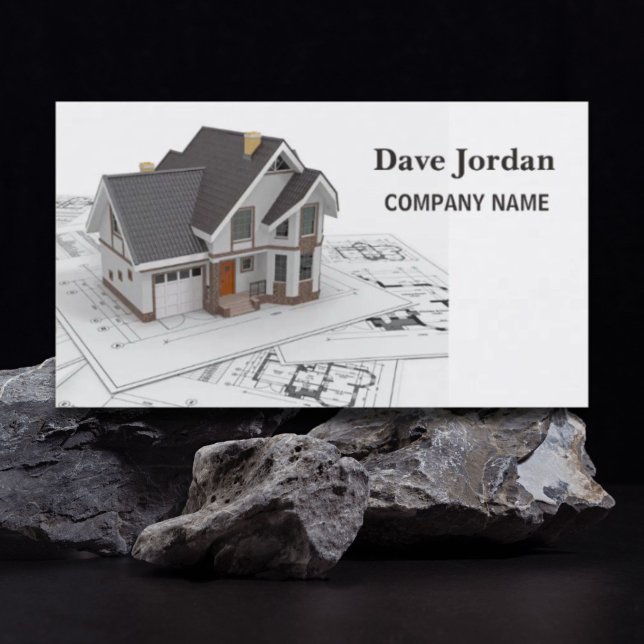Builder Handyman Construction Architect Contractor Business Card (Builder Handyman Construction Architect Contractor Business Card)