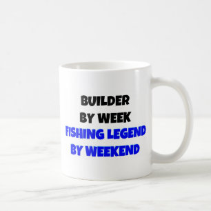 Builder Loves Fishing Coffee Mug