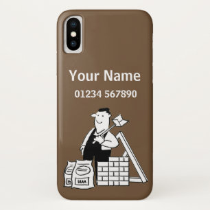 Builder Theme Cartoon iPhone X Case