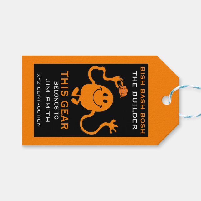 Builders Bag Gift Tags (Front (Horizontal))