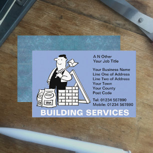 Builders & Building Services Business Card