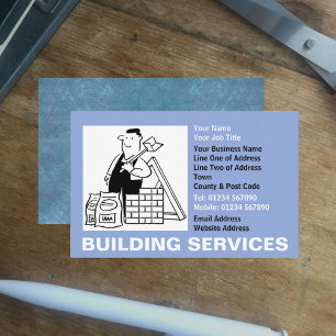 Builders & Building Services Business Card