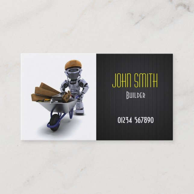 Builders/Construction Business Card (Front)