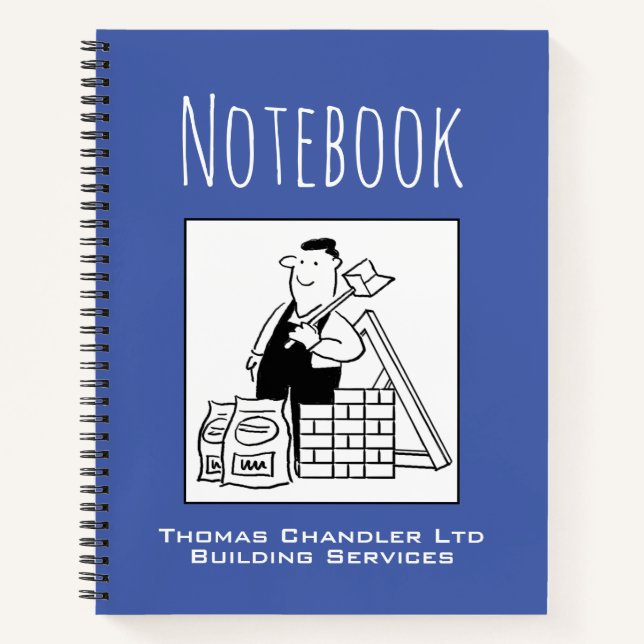 Builder's Notebook with Owner Name (Front)