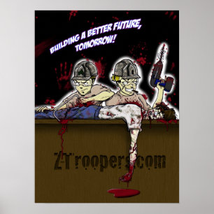 Building a better future, tomorrow! Poster