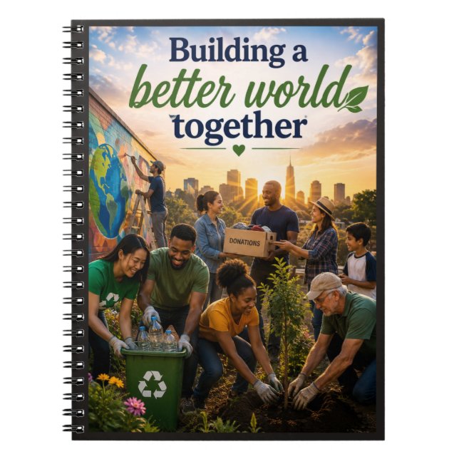 Building a Better World Together Notebook (Front)