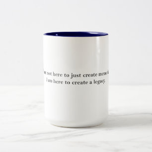 Building a Legacy Two-Tone Coffee Mug