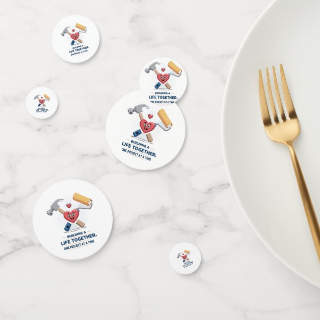 Building A Life Together | Cute DIY Couple Home  Confetti (Group)