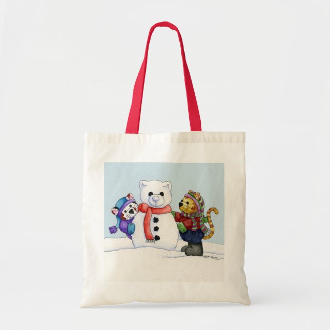Building A Snow Cat Bag (Front)