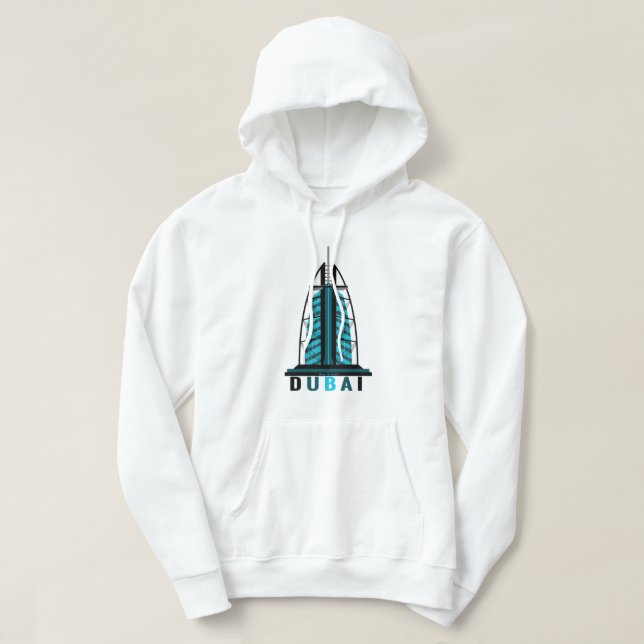 Building Art Hoodie - Dubai - Burj Al Arab (Design Front)