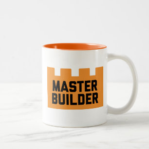 Building Block Master Builder Two-Tone Coffee Mug