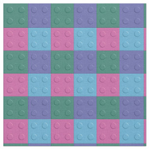 Building Blocks and Bricks - Girl Fabric