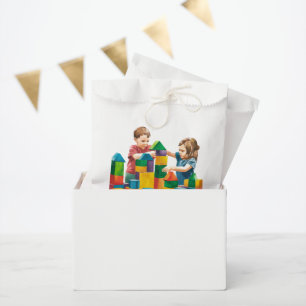 Building Blocks at the Birthday Bash Favour Bag