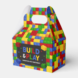 Building Blocks Birthday Party Favour Box