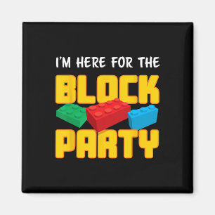Building Blocks Block Party Pre-k Men Women Kids Magnet