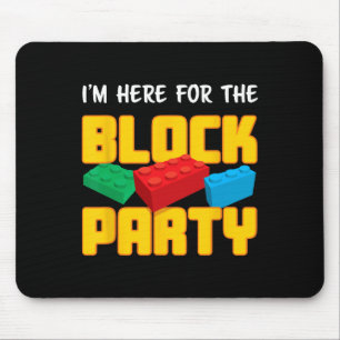 Building Blocks Block Party Pre-k Men Women Kids Mouse Pad