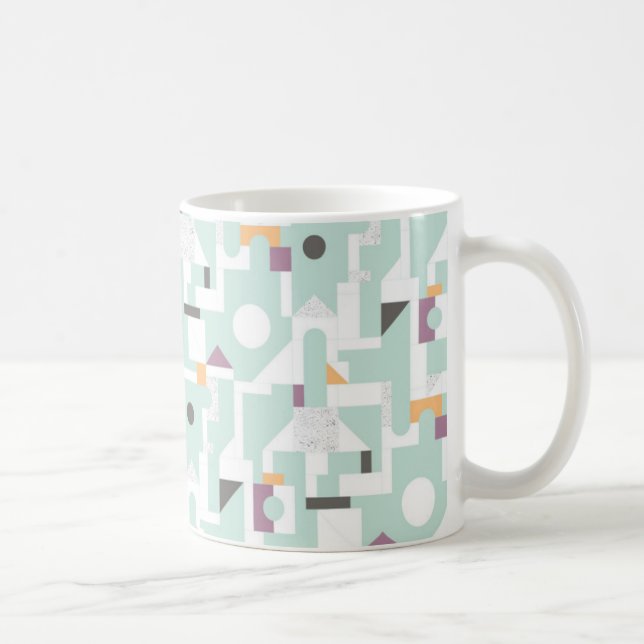 Building Blocks - blue Coffee Mug (Right)