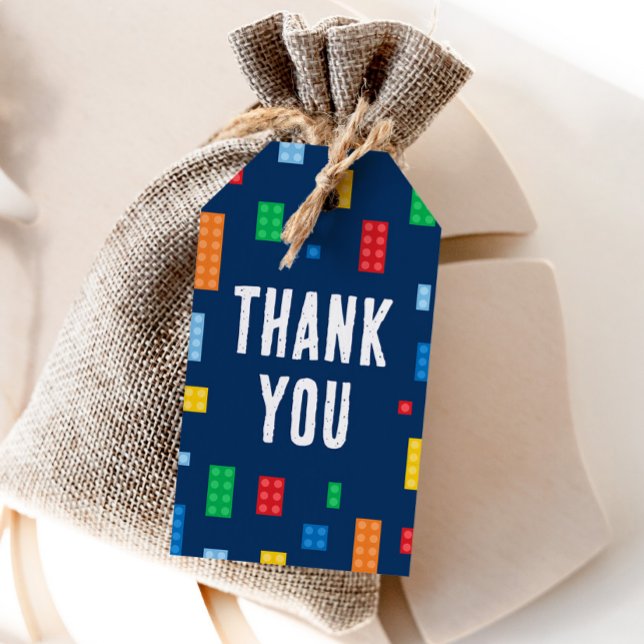 Building Blocks Boy Birthday Gift Tags (Creator Uploaded)