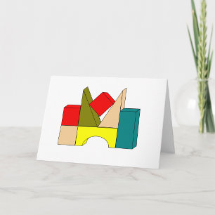 Building Blocks Greeting Cards