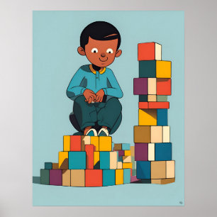 Building Blocks - Kid's Toys Poster