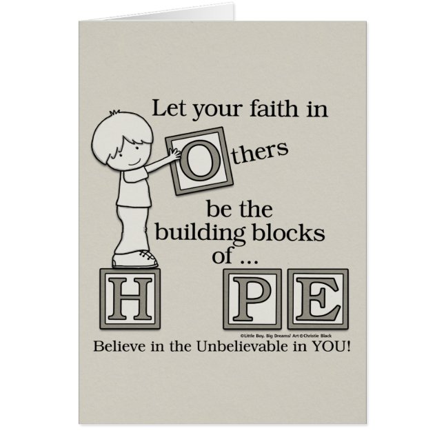 Building Blocks of HOPE (Front)