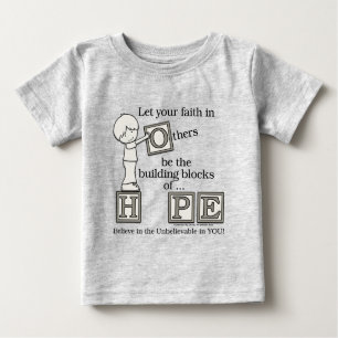 Building Blocks of HOPE Baby T-Shirt