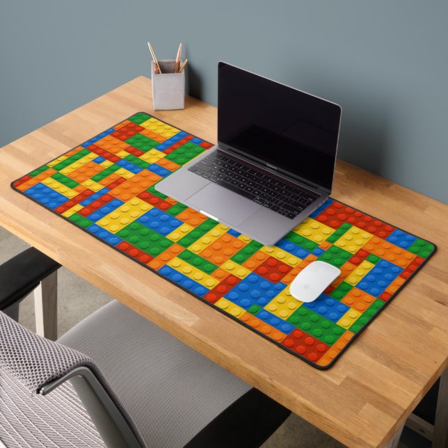 Building Blocks Pattern skin Toy Play Bricks Desk Mat (Office 2)