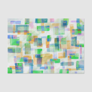 Building Blocks Pink Seafoam Tissue Paper