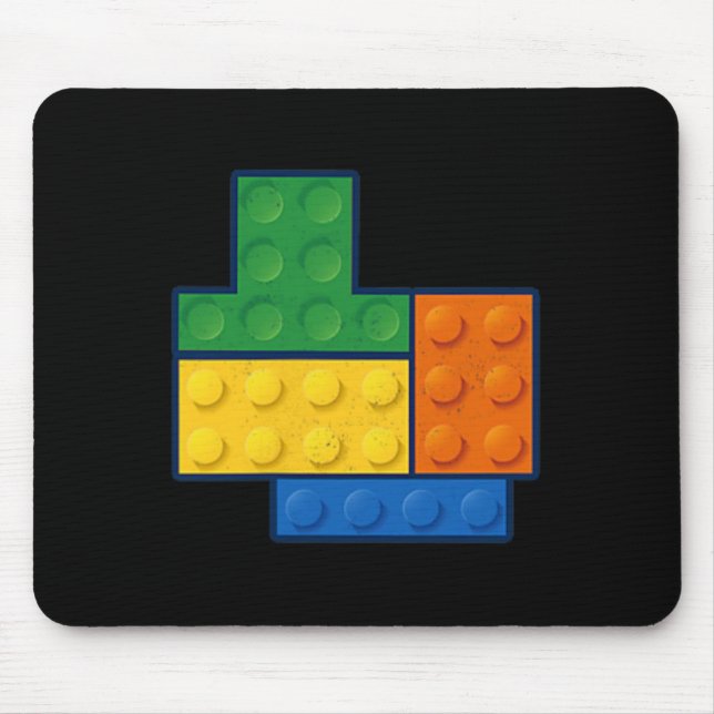 Building Blocks Pocket Master Builder Gamer Men Wo Mouse Pad (Front)